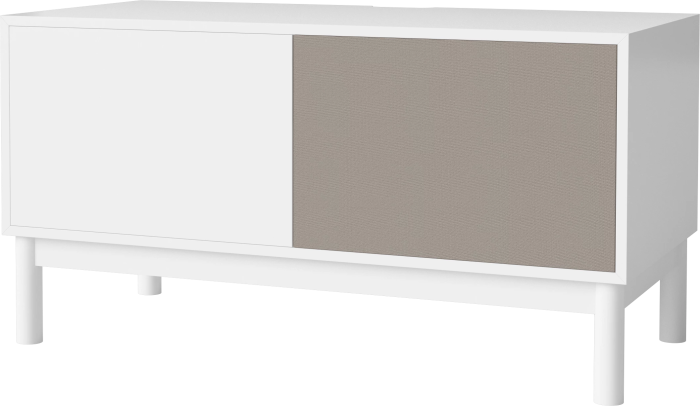 Case HiFi w. base - Medium 48 cm_White lacquered oak_White lacquered MDF_Grey Hifi fabric_White lacquered MDF 04-007-86_13101269_angle.png