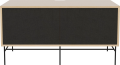 Case HiFi w. base - Medium 48 cm_Black lacquered steel_Black fabric_Black fabric_White pigmented oiled oak 04-007-86_13100830.png