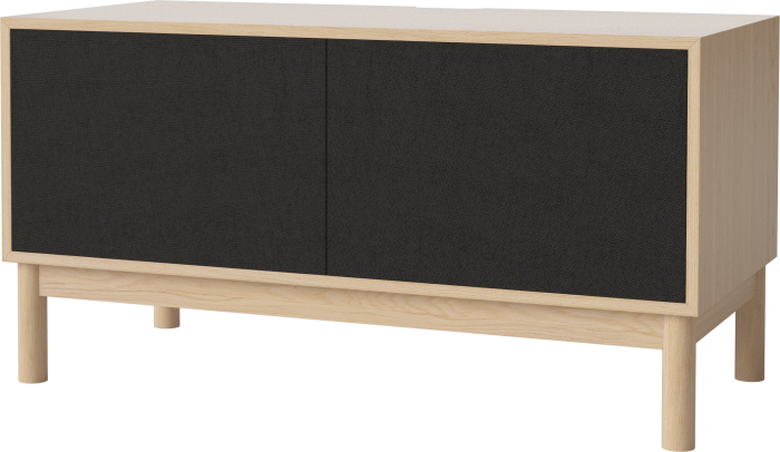 Case HiFi w. base - Medium 48 cm_White pigmented oiled oak_Black fabric_Black fabric_White pigmented oiled oak 04-007-86_13100855_angle.png