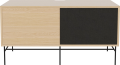Case HiFi w. base - Medium 48 cm_Black lacquered steel_White pigmented oiled oak_Black fabric_White pigmented oiled oak 04-007-86_13101005.png