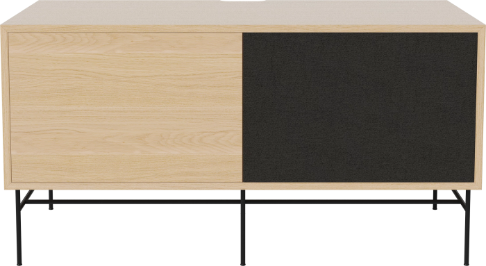 Case HiFi w. base - Medium 48 cm_Black lacquered steel_White pigmented oiled oak_Black fabric_White pigmented oiled oak 04-007-86_13101005.png