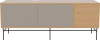 Case HiFi w. base - Large 35 cm_Black lacquered steel_Grey Hifi fabric_Grey Hifi fabric_Oiled oak 04-007-89_13100862.png