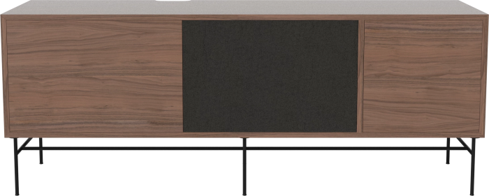 Case HiFi w. base - Large 35 cm_Black lacquered steel_Oiled walnut_Black fabric_Oiled walnut 04-007-89_13101108.png