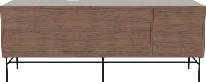 Case HiFi w. base - Large 35 cm_Black lacquered steel_Oiled walnut_Oiled walnut_Oiled walnut 04-007-89_13101178.png