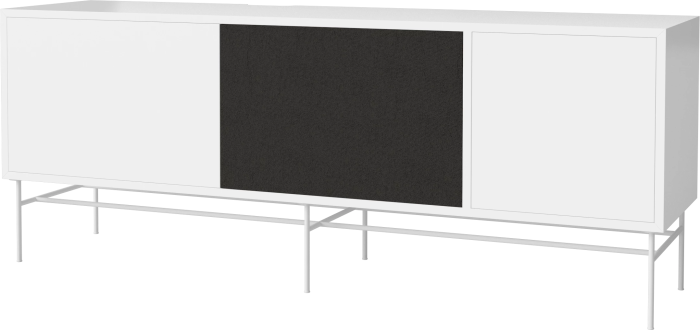 Case HiFi w. base - Large 35 cm_White lacquered steel_White lacquered MDF_Black fabric_White lacquered MDF 04-007-89_13101229_angle.png