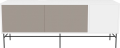 Case HiFi w. base - Large 35 cm_Black lacquered steel_Grey Hifi fabric_Grey Hifi fabric_White lacquered MDF 04-007-89_13100864.png