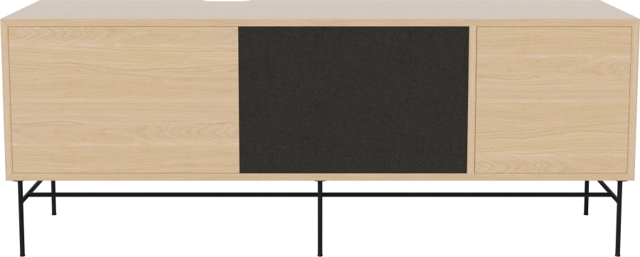 Case HiFi w. base - Large 35 cm_Black lacquered steel_White pigmented oiled oak_Black fabric_White pigmented oiled oak 04-007-89_13101005.png