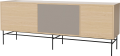 Case HiFi w. base - Large 35 cm_Black lacquered steel_White pigmented oiled oak_Grey Hifi fabric_White pigmented oiled oak 04-007-89_13101040_angle.png