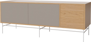 BOLIA szafka CASE L 48 dąb naturalny / biała podstawa