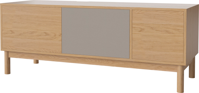 Case HiFi w. base - Large 48 cm_Oiled oak_Oiled oak_Grey Hifi fabric_Oiled oak 04-007-88_13100937_angle.png