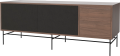 Case HiFi w. base - Large 48 cm_Black lacquered steel_Black fabric_Black fabric_Oiled walnut 04-007-88_13100828_angle.png