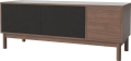 Case HiFi w. base - Large 48 cm_Oiled walnut_Black fabric_Black fabric_Oiled walnut 04-007-88_13100838_angle.png