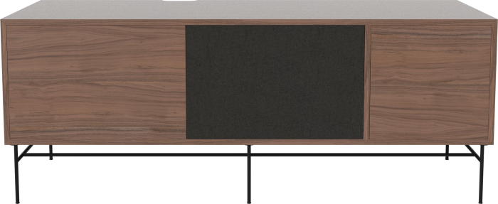 Case HiFi w. base - Large 48 cm_Black lacquered steel_Oiled walnut_Black fabric_Oiled walnut 04-007-88_13101108.png