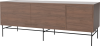 Case HiFi w. base - Large 48 cm_Black lacquered steel_Oiled walnut_Oiled walnut_Oiled walnut 04-007-88_13101178_angle.png