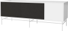 Case HiFi w. base - Large 48 cm_White lacquered steel_Black fabric_Black fabric_White lacquered MDF 04-007-88_13100844_angle.png