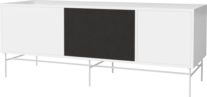 Case HiFi w. base - Large 48 cm_White lacquered steel_White lacquered MDF_Black fabric_White lacquered MDF 04-007-88_13101229_angle.png