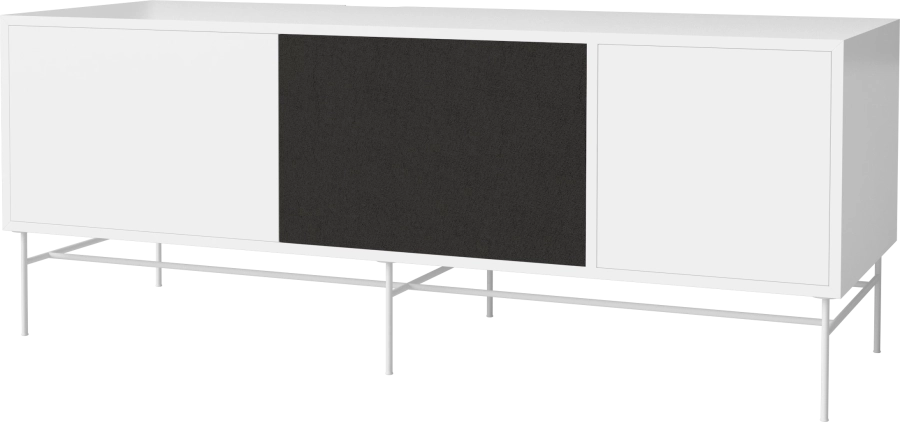 Case HiFi w. base - Large 48 cm_White lacquered steel_White lacquered MDF_Black fabric_White lacquered MDF 04-007-88_13101229_angle.png