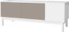 Case HiFi w. base - Large 48 cm_White lacquered oak_Grey Hifi fabric_Grey Hifi fabric_White lacquered MDF 04-007-88_13100884_angle.png