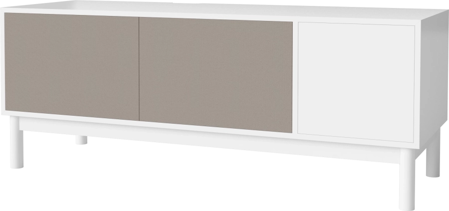 Case HiFi w. base - Large 48 cm_White lacquered oak_Grey Hifi fabric_Grey Hifi fabric_White lacquered MDF 04-007-88_13100884_angle.png
