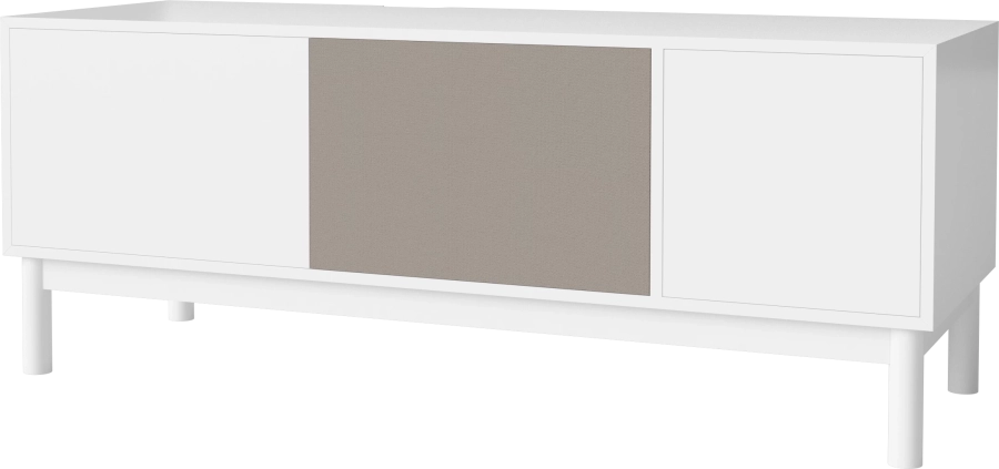 Case HiFi w. base - Large 48 cm_White lacquered oak_White lacquered MDF_Grey Hifi fabric_White lacquered MDF 04-007-88_13101269_angle.png