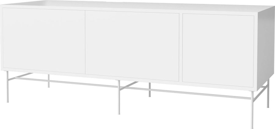 Case HiFi w. base - Large 48 cm_White lacquered steel_White lacquered MDF_White lacquered MDF_White lacquered MDF 04-007-88_13101299_angle.png
