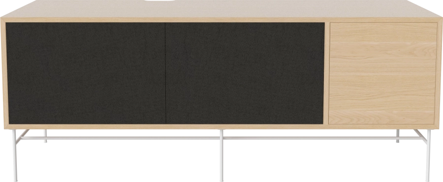 Case HiFi w. base - Large 48 cm_White lacquered steel_Black fabric_Black fabric_White pigmented oiled oak 04-007-88_13100845.png