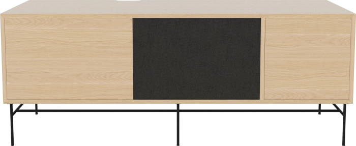 Case HiFi w. base - Large 48 cm_Black lacquered steel_White pigmented oiled oak_Black fabric_White pigmented oiled oak 04-007-88_13101005.png