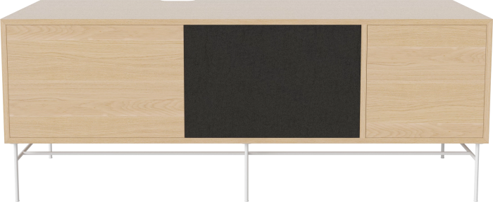 Case HiFi w. base - Large 48 cm_White lacquered steel_White pigmented oiled oak_Black fabric_White pigmented oiled oak 04-007-88_13101020.png