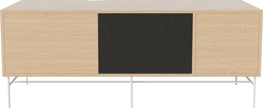 Case HiFi w. base - Large 48 cm_White lacquered steel_White pigmented oiled oak_Black fabric_White pigmented oiled oak 04-007-88_13101020.png