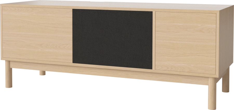 Case HiFi w. base - Large 48 cm_White pigmented oiled oak_White pigmented oiled oak_Black fabric_White pigmented oiled oak 04-007-88_13101030_angle.png