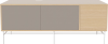 Case HiFi w. base - Large 48 cm_White lacquered steel_Grey Hifi fabric_Grey Hifi fabric_White pigmented oiled oak 04-007-88_13100880.png
