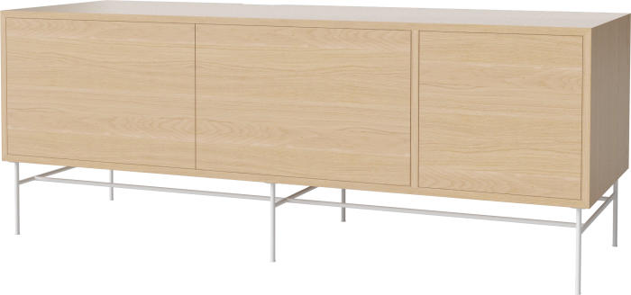 Case HiFi w. base - Large 48 cm_White lacquered steel_White pigmented oiled oak_White pigmented oiled oak_White pigmented oiled oak 04-007-88_13101090_angle.png