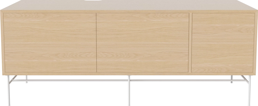 Case HiFi w. base - Large 48 cm_White lacquered steel_White pigmented oiled oak_White pigmented oiled oak_White pigmented oiled oak 04-007-88_13101090.png