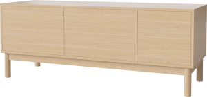 BOLIA szafka CASE L 48 dąb bielony / podstawa dąb bielony