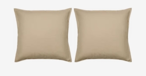 BOLIA poszewka na poduszkę SOFT 60 x 63 zestaw 2 sztuk piaskowe