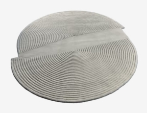 BOLIA dywan ZEN SPLIT 157 x 180 jasnoszary