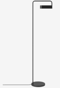 BOLIA lampa podłogowa SCRIBE czarna