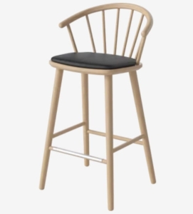 BOLIA krzesło barowe SLEEK 68 dąb bielony