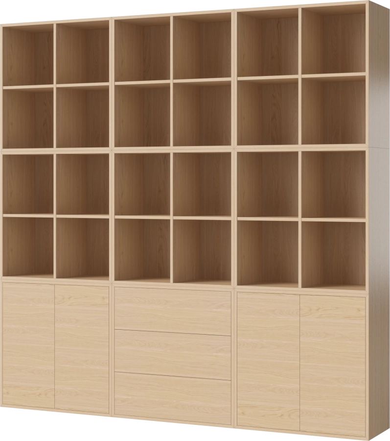 Case Shelf Combination 12_White pigmented oiled oak Veneer_TSCA 00-007-12_4771_angle.png