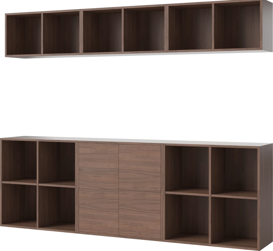 Case Shelf Combination 13_Oiled walnut Veneer_TSCA 00-007-13_4772_angle.png