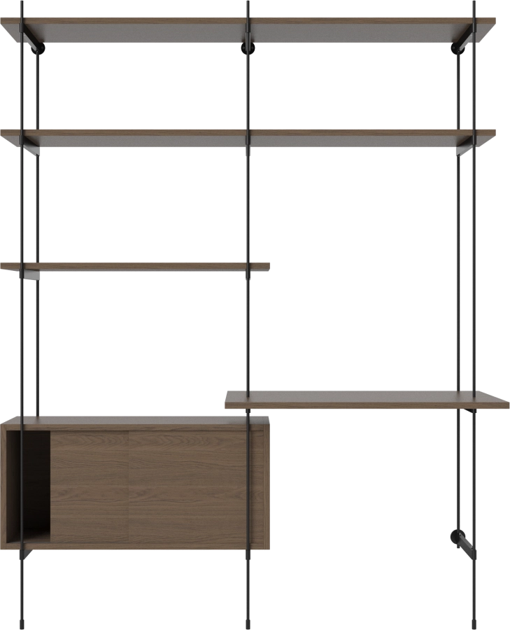 ROD Office combination double with box_Black lacquered steel_Dark oiled oak Veneer_TSCA 00-130-23_00001.png