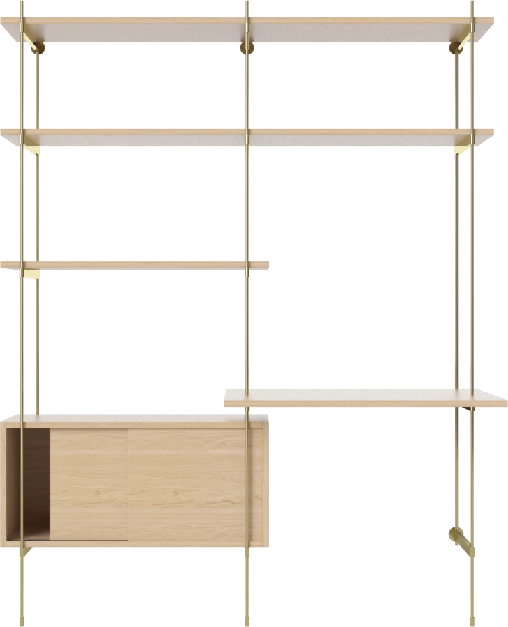 ROD Office combination double with box_Brass plated steel_White pigmented oiled oak Veneer_TSCA 00-130-23_00004.png