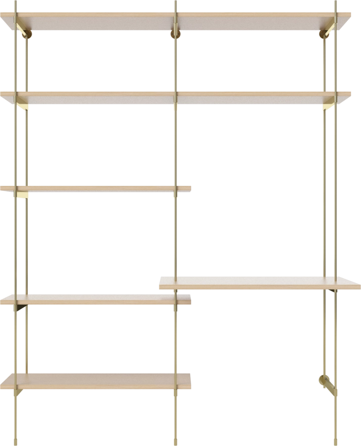 ROD Office combination double_Brass plated steel_White pigmented oiled oak Veneer_TSCA 00-130-24_00004.png