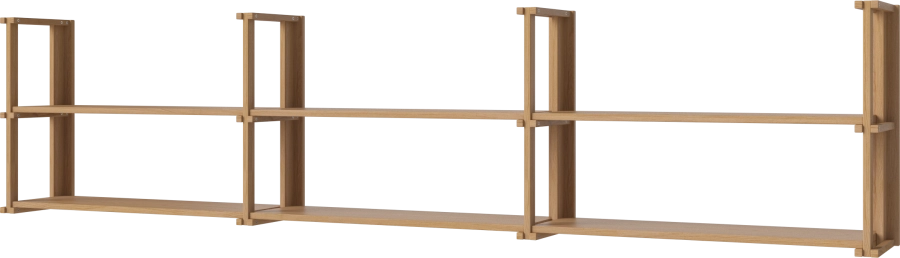 Friedman Wall Combination - triple_Oiled oak Solid 00-153-10_00001_angle.png
