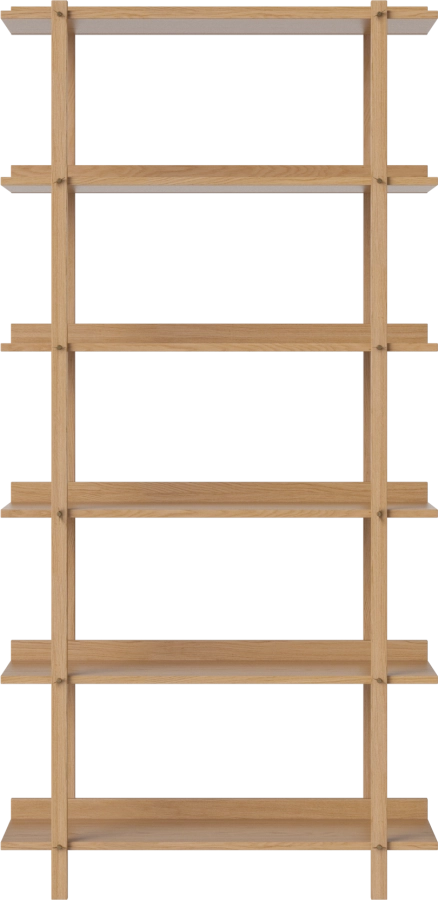 Kari Shelving Tall - single (4 long legs)_Oiled oak Veneer_TSCA 04-155-01_00001.png