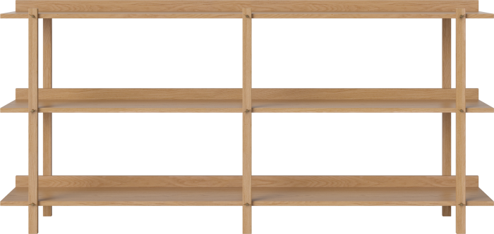 Kari Shelving Low - double (6 short legs)_Oiled oak Veneer_TSCA 04-155-15_00001.png