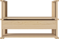 Friedman Wall Combination - single with drawer_White pigmented oiled oak Solid 00-153-11_00002.png