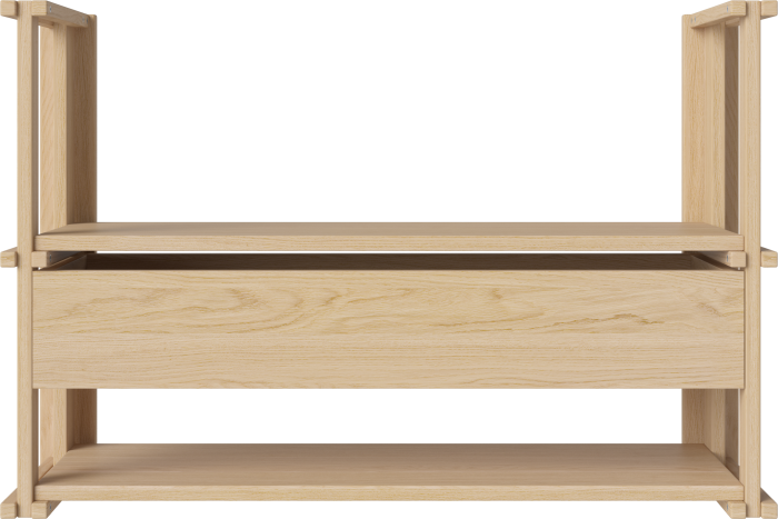 Friedman Wall Combination - single with drawer_White pigmented oiled oak Solid 00-153-11_00002.png