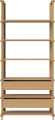 Friedman combination 1x6 - with two drawers_Oiled oak Solid 00-153-14_00001.png