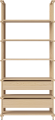 Friedman combination 1x6 - with two drawers_White pigmented oiled oak Solid 00-153-14_00002.png